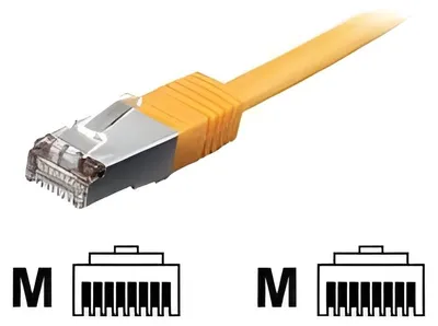 Immagine prodotto di Equip Patchkabel Cat6       S/FTP 2xRJ45 15.00m    gelb LSZH Polybeutel