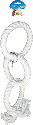 Image de Jouet oiseau en coton. Cercles 3 dôvo + 43 cm