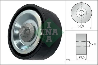 Produktbild von INA 532 0669 10 Umlenkrolle Keilrippenriemen passend für MERCEDES-BENZ A-Klasse (W169) B-Klasse (W245)