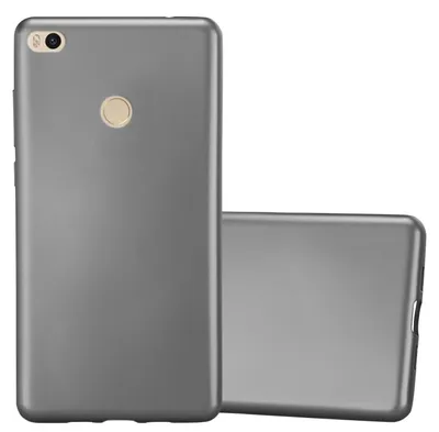 Immagine prodotto di Cadorabo custodia protettiva per Xiaomi Mi MAX 2 cover in grigio custodia del telefono cellulare TPU custodia in silicone cover case