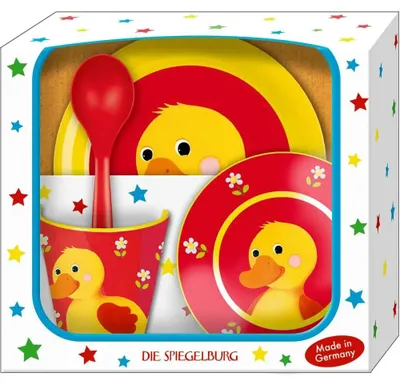 Produktbild von Coppenrath-Geschirr Geschenkset Ente - Freche Rasselbande