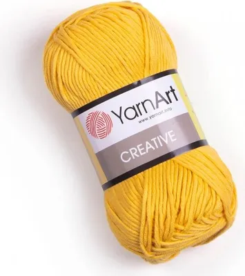 Produktbild von Yarn Art Creative 228 Dark Yellow Strickgarn