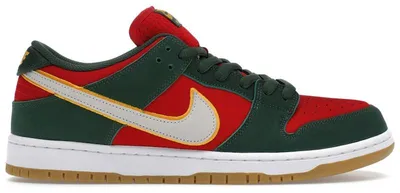 Obrázek produktu pro Nike SB Dunk Low Pro "Seattle Supersonics Fir Fire Red", Größe: 40,5