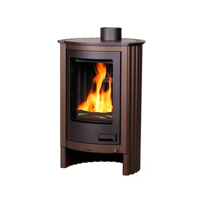 Image de HS FLAMINGO poêle MASTERFLAMME Piccolo I - brun - velours