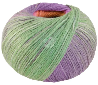 Produktbild von Lana Grossa - Cotonella 0012 himmelblau salbeigrün türkis gelb orange pink violett
