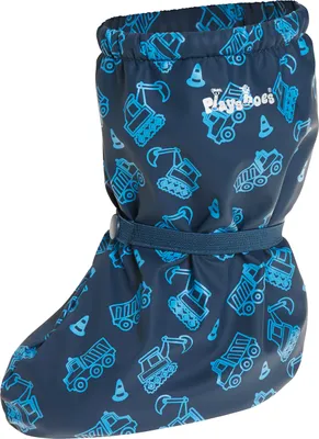 Produktbild von Playshoes Unisex Kinder Stiefel, Fällt regulär aus, Polyester, Blau Baustelle, M