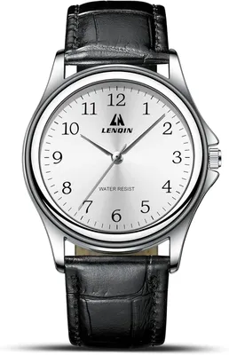 Produktbild von Herren Uhr Armbanduhren Analog Quarz 30M wasserdichte Uhr Herren Casual Designer Herrenuhr Lederarmband Mit Kunstlederband