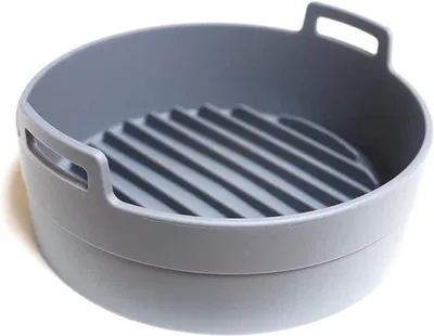 Produktbild von Silikonfritteuse-Pot - Einfache Reinigung - Lebensmittel-sicherer Platinsilikon - Korea