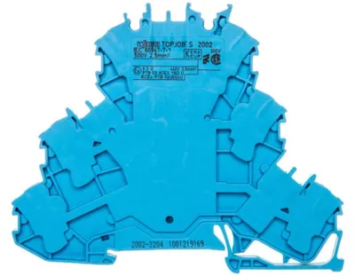 Produktbild von 3-poliger Steckverbinder 2,5 mm² N/N/N blau TOPJOBS 2002-3204