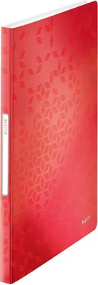 Image de LEITZ 46320026 WOW Livret de présentation DIN A4, 40 pochettes rouge