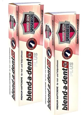 Produktbild von 2x Blend-a-dent Haftcreme Premium Plus - neutral