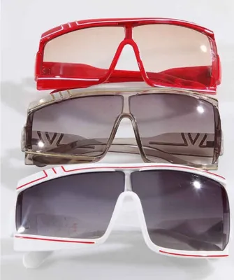 Produktbild von O47540-13 rot Damen Herren Cool Brille Funbrille