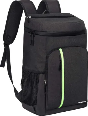 Productafbeelding van Koeltas rugzak 32 l, geïsoleerd, waterdicht, voor picknick, zwart