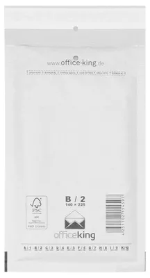 Produktbild von 200 Luftpolstertaschen/ Luftpolsterumschläge B/2 (140 x 225 mm) weiss