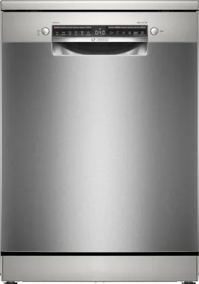 Obrázok produktu pre Bosch Serie 4 SMS4HVI00E, Voľne stojaci, Úplná veľkosť (60 cm), Strieborná, Čierna, Strieborná, Tlačidlá, 1,75 m
