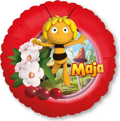 Produktbild von Biene Maja 3er-Set Folienballons Ø45 cm bunt Party Heliumballons Maja und Freunde