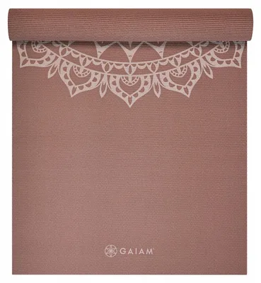 Image de Tapis de yoga Gaiam, antidérapant, durable, épaisseur 5 mm