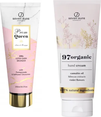 Produktbild von 7suns Prom Queen Ultra Dark Bronzer Golden Edition + Gratis Handcreme 75ml