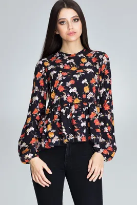 Zdjęcie produktu dla Figl Bluzka damska Nidine M594 czarny XL