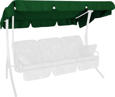 Produktbild von Angerer Hollywoodschaukel Sonnendach 210 x 145 cm Swingtex grün
