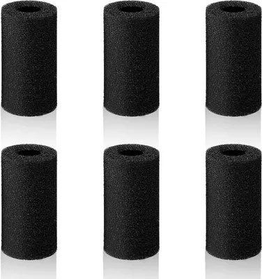 Immagine prodotto di Spugne filtranti per acquari, alta densità, confezione da 6 pezzi, dimensioni 8 x 3,8 cm, adatte per piccoli pesci