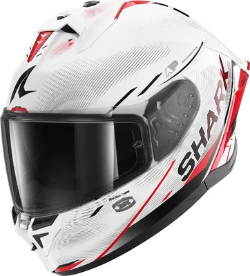 Zdjęcie produktu dla Kask Shark Skwal Cup Speed Tech, biały/czerwony/czarny, rozmiar S (55/56)