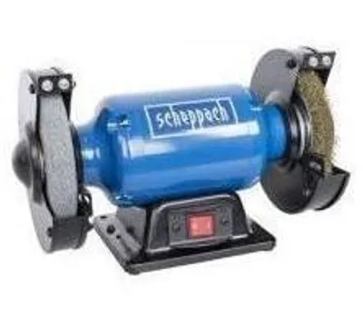 Zdjęcie produktu dla Toczek i szlifierka SCHEPPACH SM200AL, średnica 200 mm, z tarczą szlifierską i tarczą polerską - 500 W