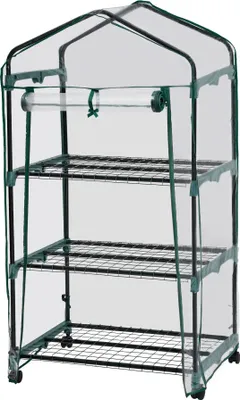 Produktbild von Foliengewächshaus 0,36 m³, auf Rollen 69 x 49 x 133 cm