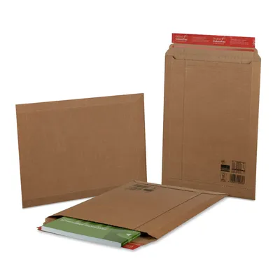 Produktbild von Wellpappversandtasche 290x400x-50mm braun Packung mit 100 Stück