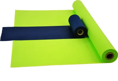 Produktbild von Sensalux Kombi-Set 1 Tischdeckenrolle 1m x 25m apfelgrün + Tischläufer 30cm blau