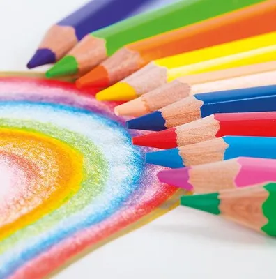 Produktbild von Buntstifte - Malen - Zeichnen - Basteln - 12 Stück - Multicolor
