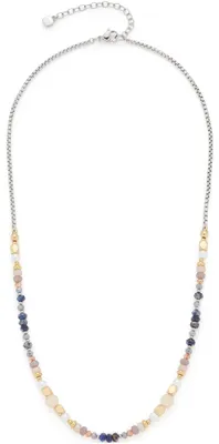 Image de Leonardo Jewels Collier 45 Babsi, chaîne, chaîne de bijoux, bijoux de fantaisie, acier inoxydable, perles de verre, 024313