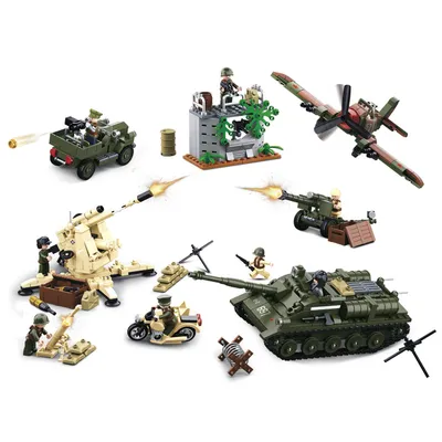 Produktbild von Sluban M38-B0697 - Konstruktionsspielzeug - WWII - Kampf um Kursk