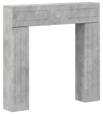 Produktbild von Kaminumrandung Betongrau 102 x 18 x 100,5 cm Holzwerkstoff