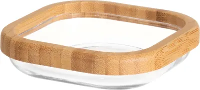 Produktbild von Seifenschale LINA, Glas und Bambus