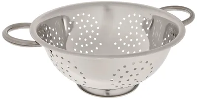 Edelstahl-Sieb 24 cm, spülmaschinengeeignet, silber