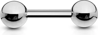 Produktbild von viva-adorno 1,2x8x3mm Universal Barbell Piercing Stab Ohrpiercing Traguspiercing Helixpiercing Stecker Hantel Edelstahl beschichtet Z261