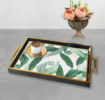 Produktbild von Evila Originals, TPA2, Tablett, Mehrfarbig, 100 % GLAS, 50 x 29 x 3,5 cm