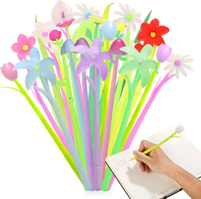 Productafbeelding van Bloemenstiften - Set van 33 - Kleurveranderende bloemenbalpen - 0,38 mm - 0,5 mm - Creatieve plantenstiften - Thuis