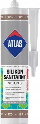 Obrázek produktu pro Atlas sanitární flexibilní silikon 280 ml světle hnědý S123