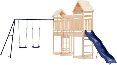 Produktbild von vidaXL Spielturm Massivholz Kiefer