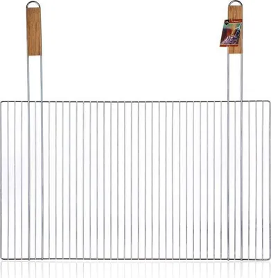 Produktbild von GLÜCKLICHES GRÜN Gitter Grill Quadrat Grillen 68 x 40 cm