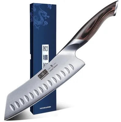 Produktbild von HOSHANHO Santoku Messer Japanisch Profi Küchenmesser Scharf Ergonomisch