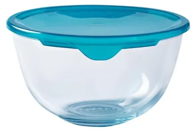 Image de Shaker en verre avec couvercle, 1 litre
