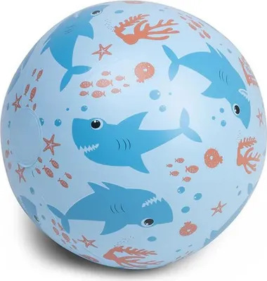 Produktbild von Swim Essentials Beachball Blau Hai 51 cm