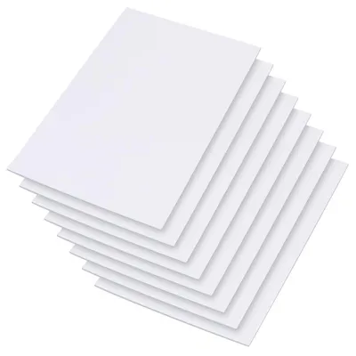 Zdjęcie produktu dla Płyty z pianki PVC, grubość 3 mm - 8 sztuk - płyty z tworzywa sztucznego - pianka do rękodzieła - arkusze PVC - do zastosowań w rękodziele i na zewnątrz