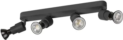 Produktbild von SLV PURI 2.0 Basic, Wand- und Deckenaufbauleuchte, long, 4 x max. 6W GU10, schwarz 1008239