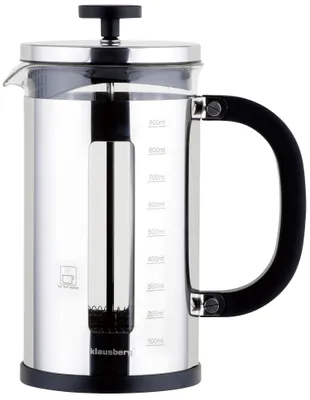 Produktbild von Kaffee- und Teezubereiter 1,0L French Press KLAUSBERG KB-7703