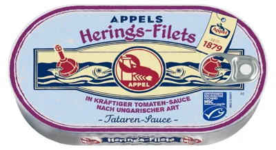 Produktbild von APPEL MSC Heringsfilets in Tataren Sauce 200g