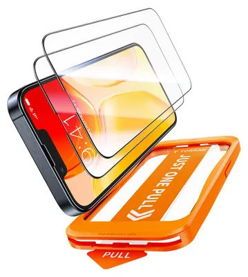 Zdjęcie produktu dla Torras GlassGo Install Master Szkło (2 szt.) iPhone'a 16e - przezroczyste